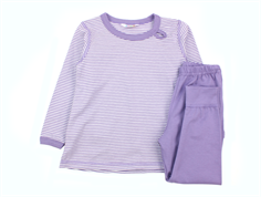 Joha pyjamas purple stripe bomuld